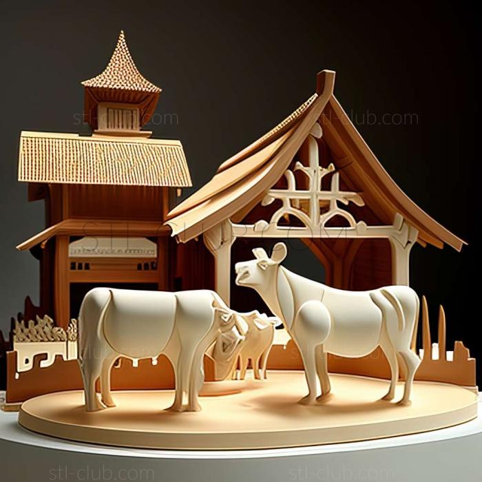 3D model Dairy Farm in Singapore (STL)